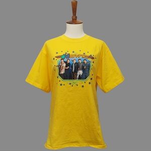 Vintage Y2K Nsync T-shirt Size Womens XL Yellow 2000 Cygnus Graphic Tee
